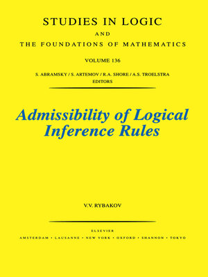 cover image of Admissibility of Logical Inference Rules